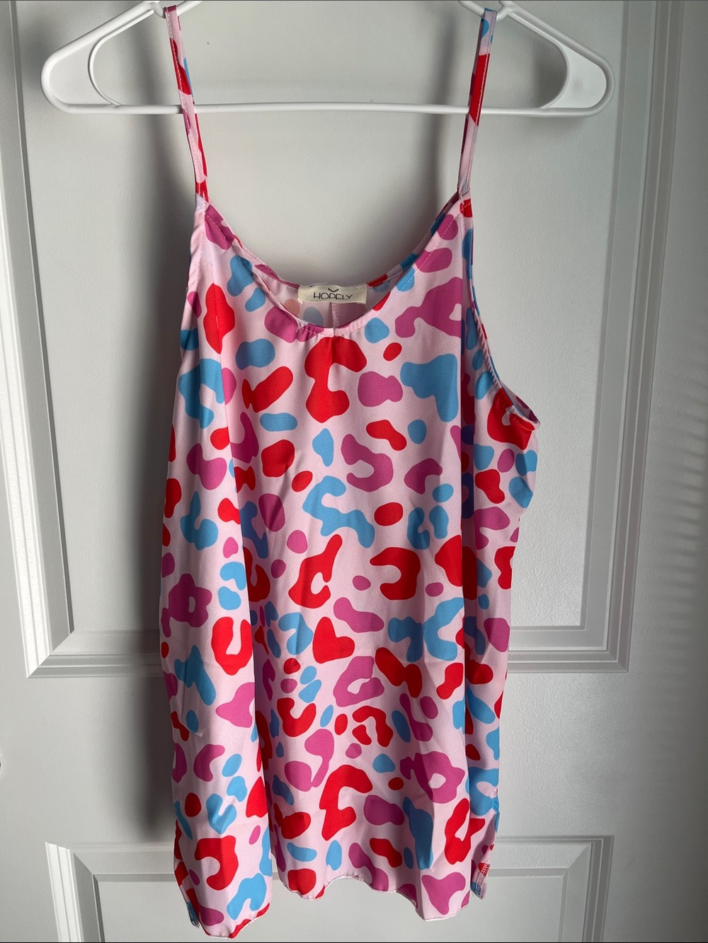 Multicolor Animal Print Cami Tank Top